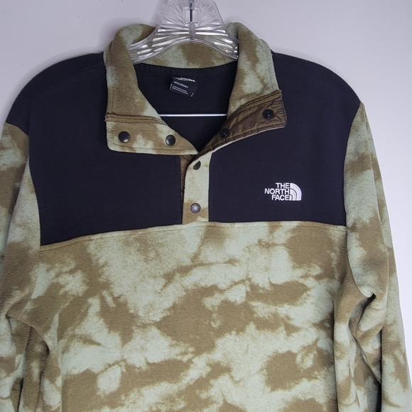 The North Face Mens Snap Pullover Small Sweater FLEECE JACKET - Picture 5 of 9